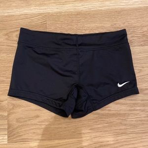 Nike womens volley ball shorts, size xs, black.